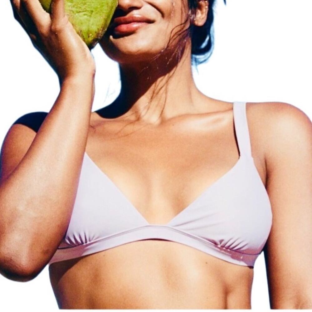 ANDIE Swim Top Women Sz XL Caicos Triangle Feminine Retro Resort Cottage NWT